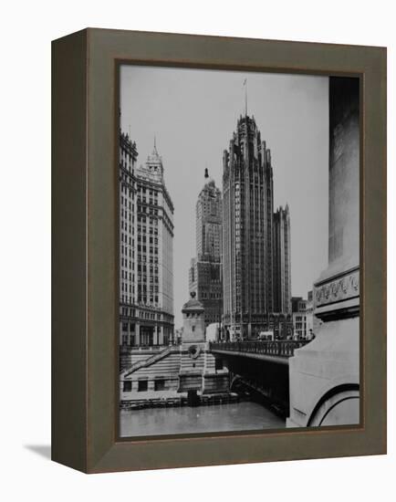 Tribune Tower-null-Framed Premier Image Canvas