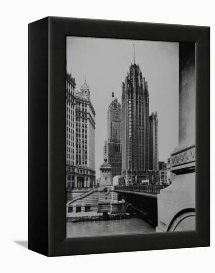 Tribune Tower-null-Framed Premier Image Canvas