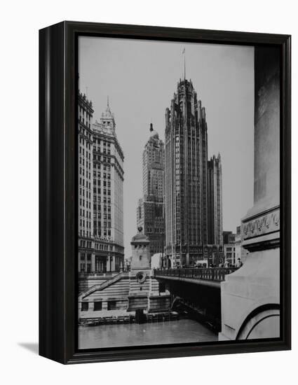 Tribune Tower-null-Framed Premier Image Canvas