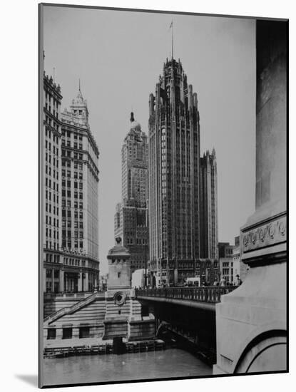 Tribune Tower-null-Mounted Photographic Print