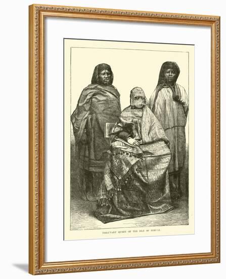 Tributary Queen of the Isle of Moheli-null-Framed Giclee Print