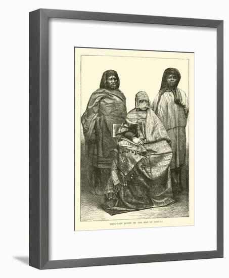 Tributary Queen of the Isle of Moheli-null-Framed Giclee Print