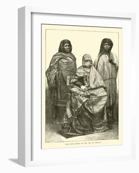 Tributary Queen of the Isle of Moheli-null-Framed Giclee Print