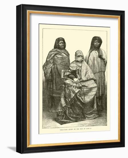 Tributary Queen of the Isle of Moheli-null-Framed Giclee Print