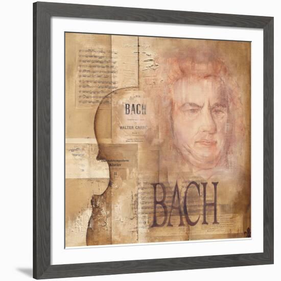 Tribute to Bach-Marie Louise Oudkerk-Framed Art Print