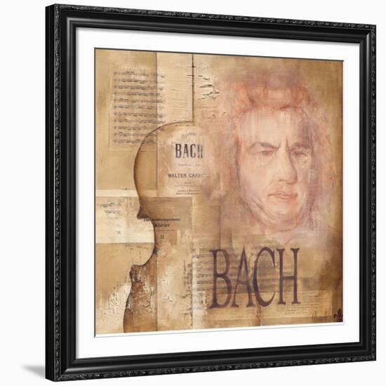 Tribute to Bach-Marie Louise Oudkerk-Framed Art Print