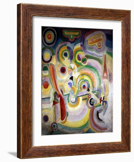 Tribute to Bleriot by Robert Delaunay (1885-1941).-Robert Delaunay-Framed Giclee Print