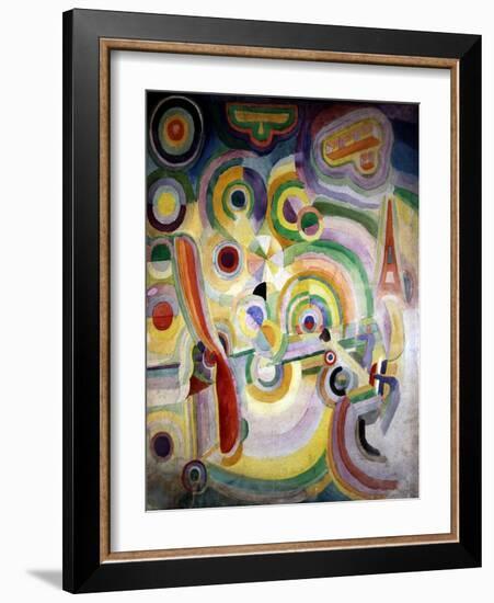 Tribute to Bleriot by Robert Delaunay (1885-1941).-Robert Delaunay-Framed Giclee Print