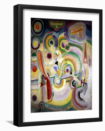 Tribute to Bleriot by Robert Delaunay (1885-1941).-Robert Delaunay-Framed Giclee Print
