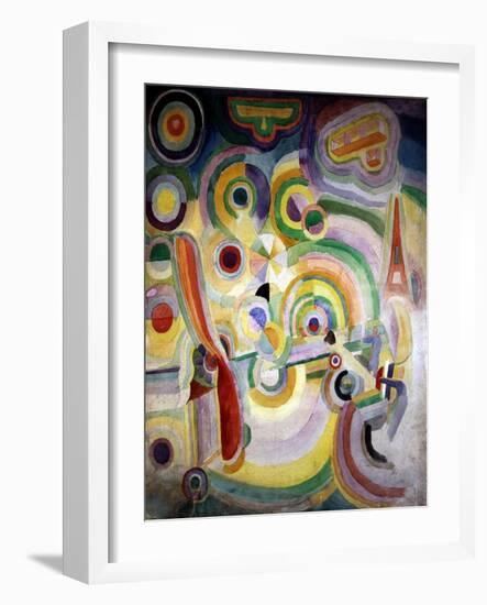 Tribute to Bleriot by Robert Delaunay (1885-1941).-Robert Delaunay-Framed Giclee Print