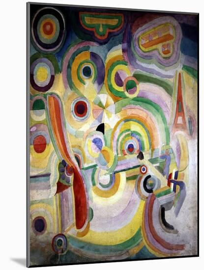 Tribute to Bleriot by Robert Delaunay (1885-1941).-Robert Delaunay-Mounted Giclee Print