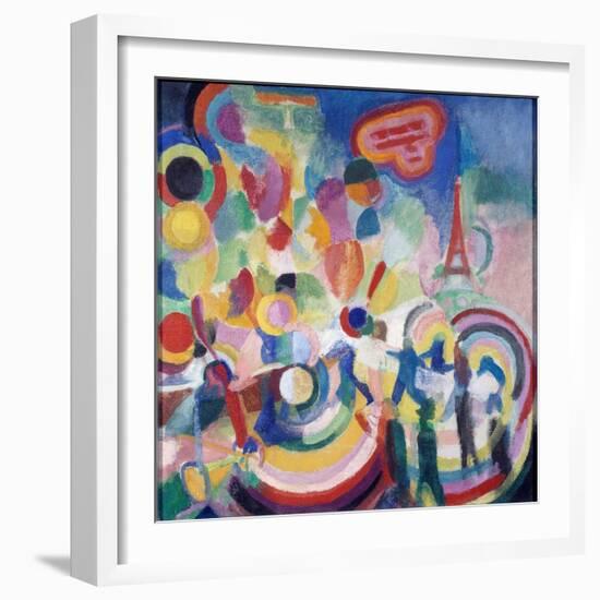 Tribute to Bleriot Louis Bleriot (1872-1936)-Robert Delaunay-Framed Giclee Print