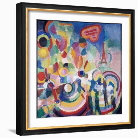 Tribute to Bleriot Louis Bleriot (1872-1936)-Robert Delaunay-Framed Giclee Print