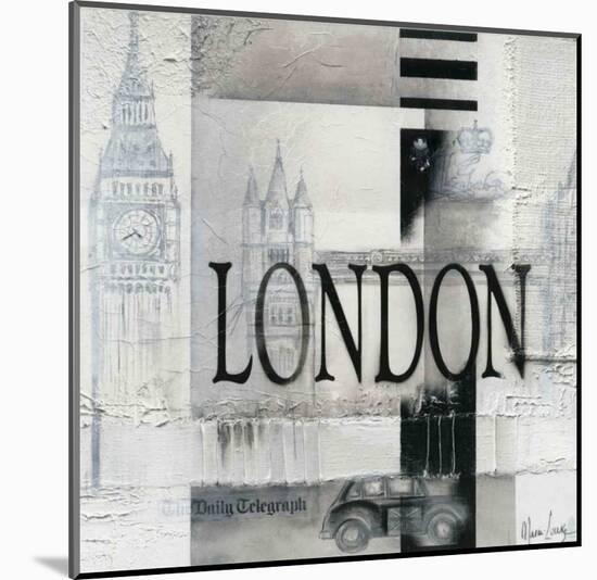 Tribute to London-Marie Louise Oudkerk-Mounted Art Print