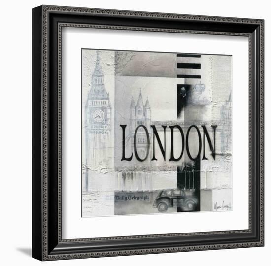 Tribute to London-Marie Louise Oudkerk-Framed Art Print