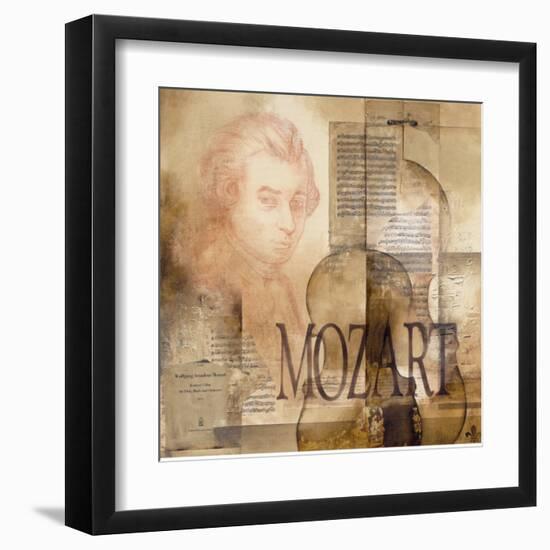 Tribute to Mozart-Marie Louise Oudkerk-Framed Art Print