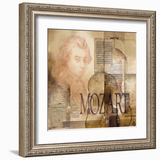 Tribute to Mozart-Marie Louise Oudkerk-Framed Art Print