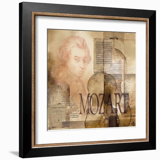 Tribute to Mozart-Marie Louise Oudkerk-Framed Art Print