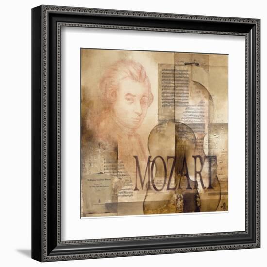Tribute to Mozart-Marie Louise Oudkerk-Framed Art Print