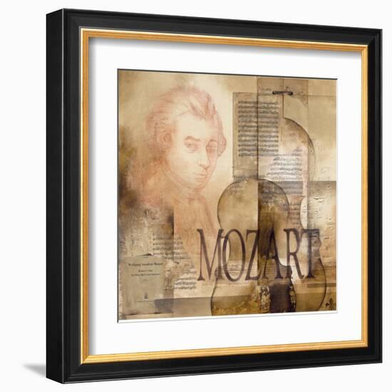 Tribute to Mozart-Marie Louise Oudkerk-Framed Art Print