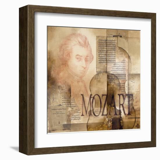 Tribute to Mozart-Marie Louise Oudkerk-Framed Art Print