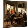 Tric Trac Spieler in einem Interieur-Jan Steen-Mounted Giclee Print