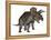 Triceratops Dinosaur Standing Up-Stocktrek Images-Framed Stretched Canvas