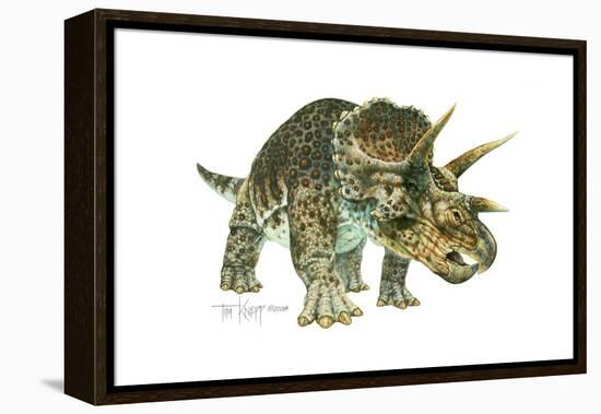 Triceratops-Tim Knepp-Framed Premier Image Canvas