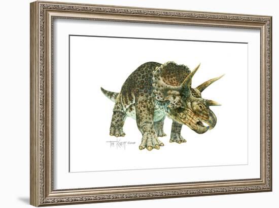 Triceratops-Tim Knepp-Framed Giclee Print