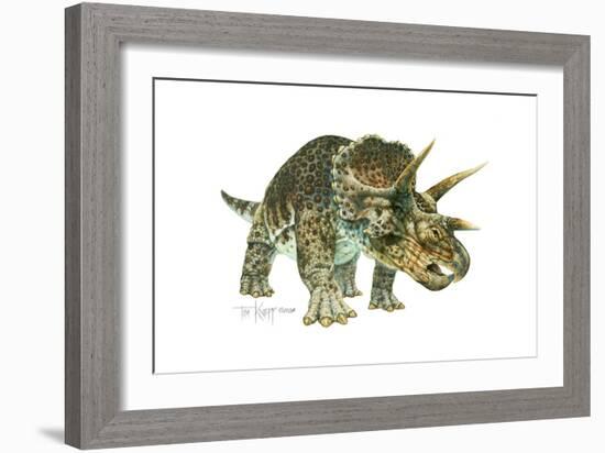 Triceratops-Tim Knepp-Framed Giclee Print