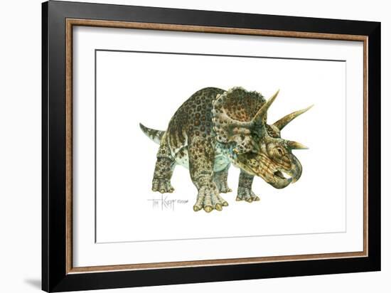 Triceratops-Tim Knepp-Framed Giclee Print