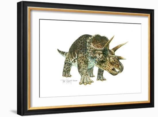 Triceratops-Tim Knepp-Framed Giclee Print