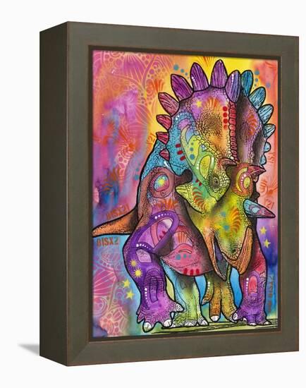 Triceratops-Dean Russo-Framed Premier Image Canvas