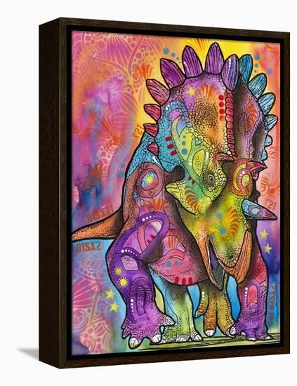 Triceratops-Dean Russo-Framed Premier Image Canvas