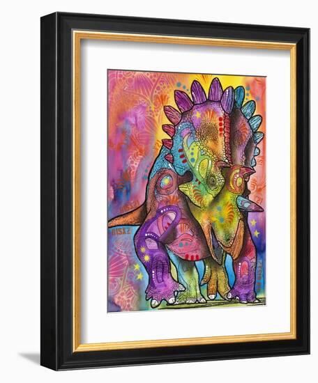 Triceratops-Dean Russo-Framed Premium Giclee Print