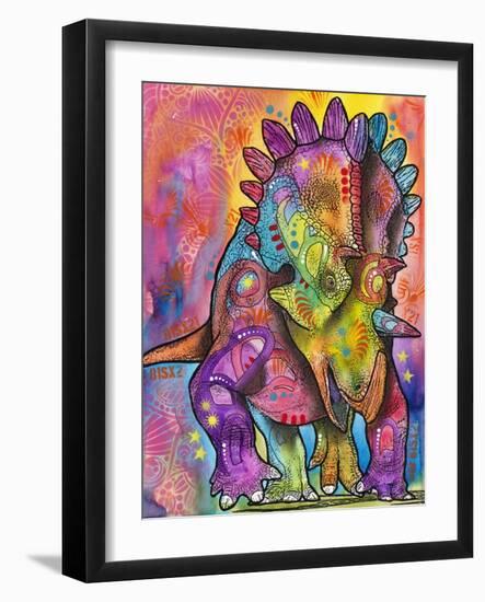 Triceratops-Dean Russo-Framed Giclee Print