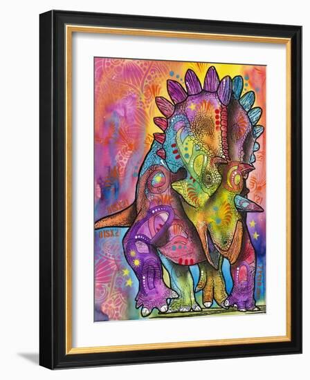 Triceratops-Dean Russo-Framed Giclee Print