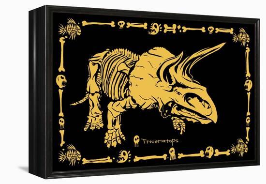 Triceratops-ALI Chris-Framed Premier Image Canvas