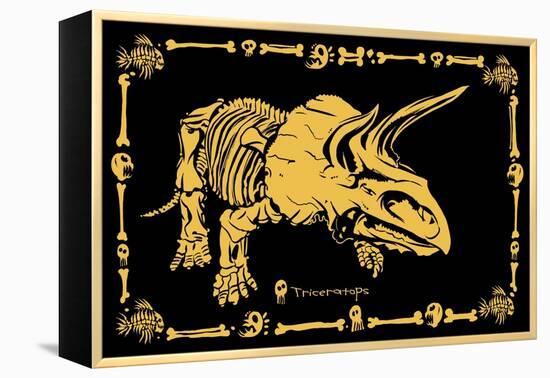 Triceratops-ALI Chris-Framed Premier Image Canvas