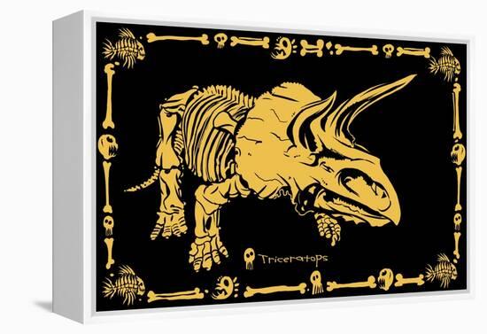 Triceratops-ALI Chris-Framed Premier Image Canvas