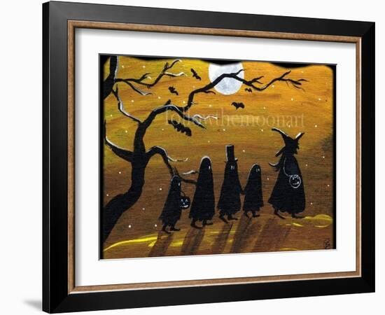 Trick or Treat Night-sylvia pimental-Framed Art Print