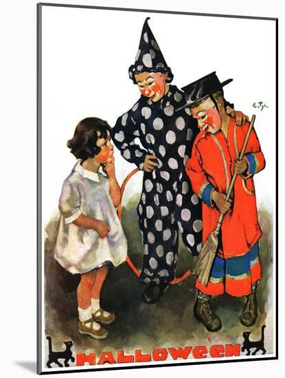 "Trick-Or-Treat,"October 25, 1930-Ellen Pyle-Mounted Giclee Print
