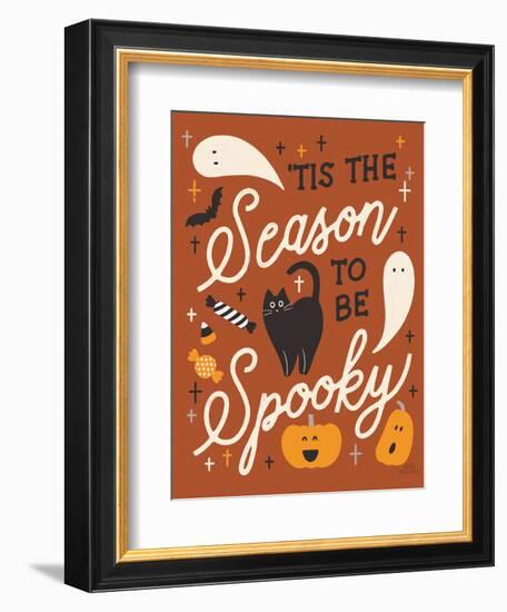 Trick or Treat V Rust-Laura Marshall-Framed Art Print