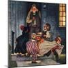 "Tricking Trick-Or-Treaters", November 3, 1951-Amos Sewell-Mounted Giclee Print