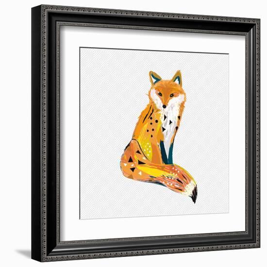 Trickster Fox-Turnowsky-Framed Art Print