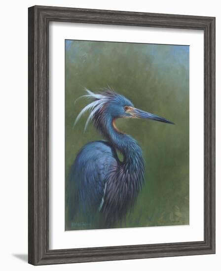 Tricolour Egret-Michael Jackson-Framed Giclee Print