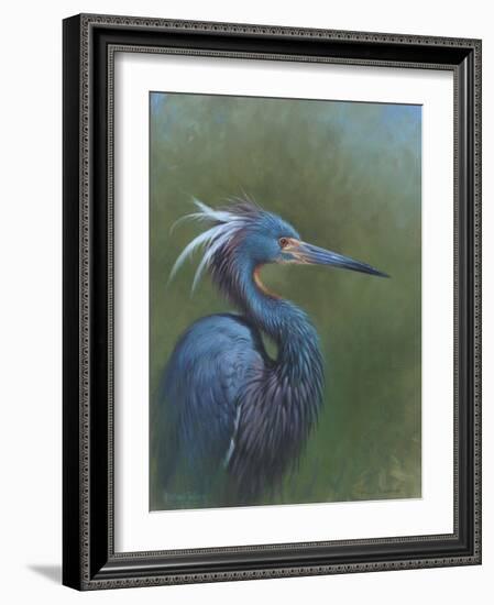 Tricolour Egret-Michael Jackson-Framed Giclee Print