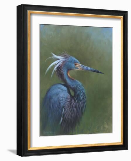 Tricolour Egret-Michael Jackson-Framed Giclee Print