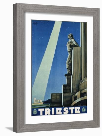 Trieste Poster-Georgio Viola-Framed Giclee Print