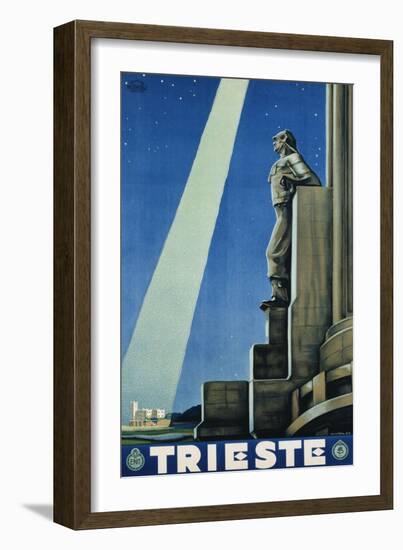 Trieste Poster-Georgio Viola-Framed Giclee Print